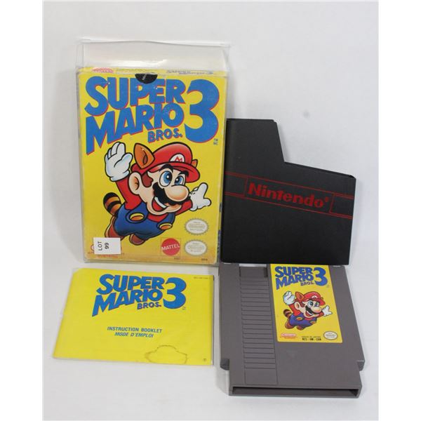 #99 Nintendo NES Game Super Mario Bros 3 CIB