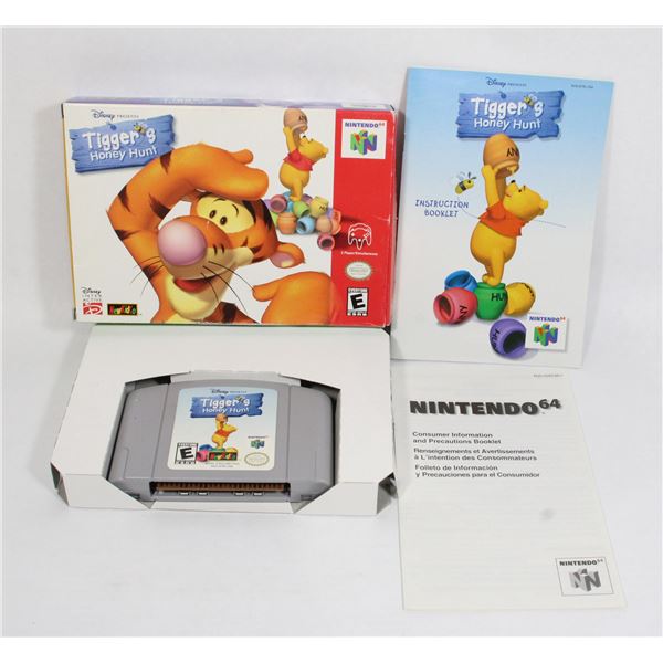 #103 Nintendo 64 N64 Game Tigger's Honey Hunt CIB
