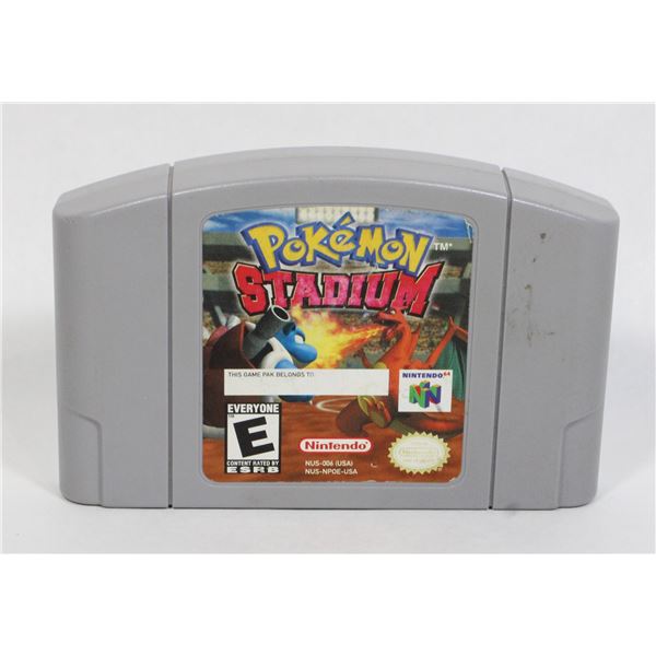 #114 Nintendo 64 N64 Game Pokémon Stadium