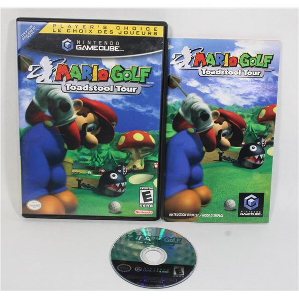 #119 Gamecube Mario Gold Toadstool Tour CIB