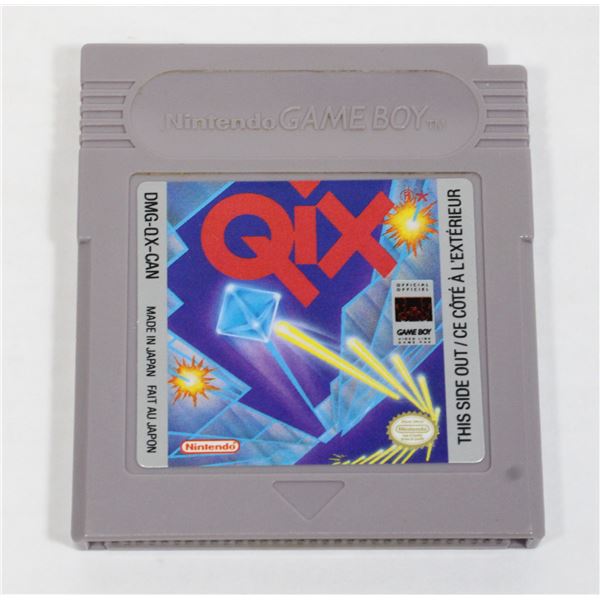 #122 Nintendo Game Boy Qix Game