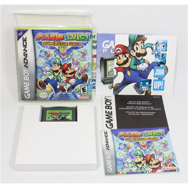 #124 GBA Mario & Luigi Superstar Saga CIB