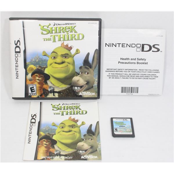#127 CIB Nintendo DS Shrek the Third Game