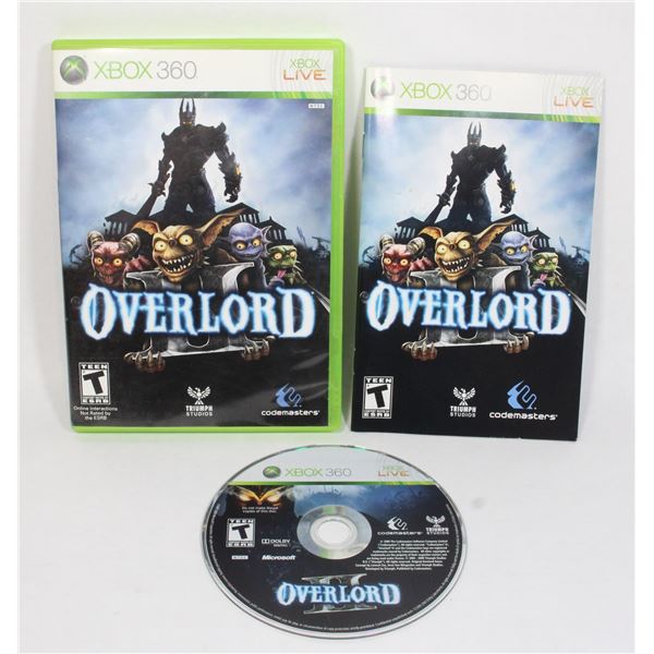 #139 Xbox 360 Game Overlord II CIB