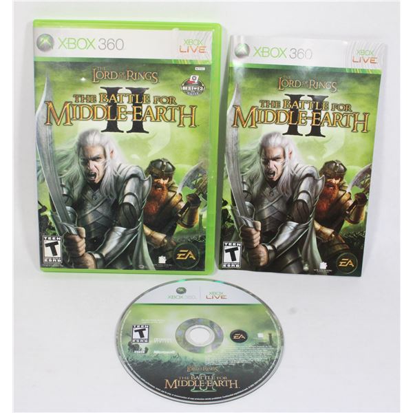 #140 Xbox 360 LOTR Battle for Middle-Earth II CIB
