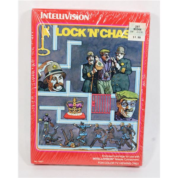 #168 Sealed Intellivision Game Lock 'N' Chase