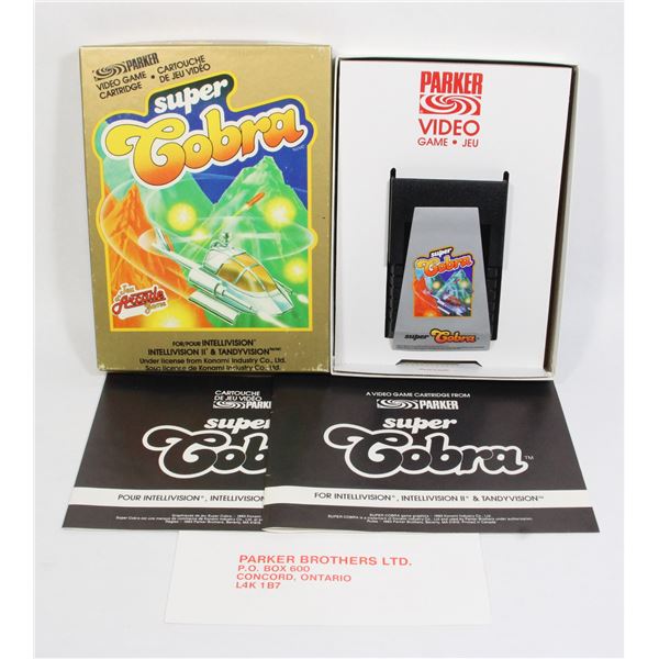 #180 Intellivision Game Super Cobra CIB