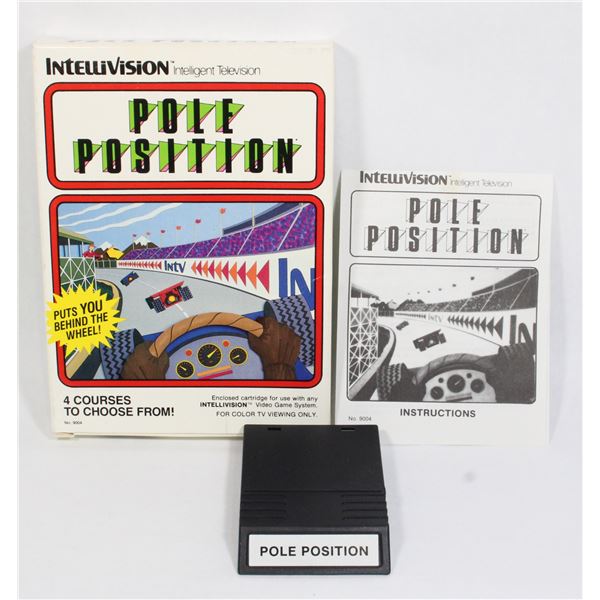 #184 Intellivision Game  Pole Position CIB