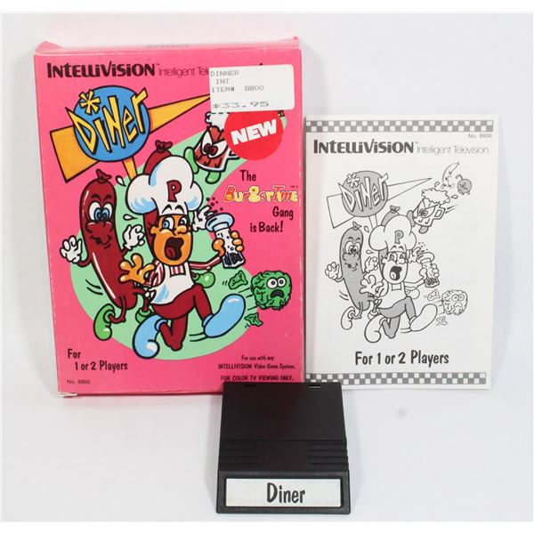 #186 Intellivision Game Diner CIB