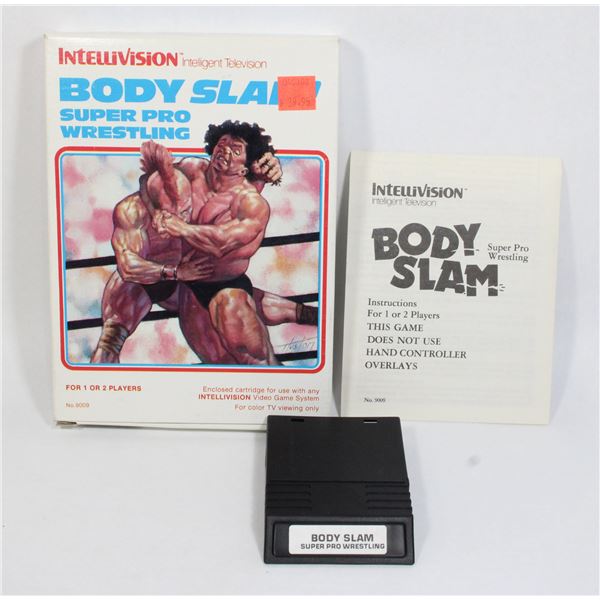 #193 Intellivision CIB Body Slam! Wrestling
