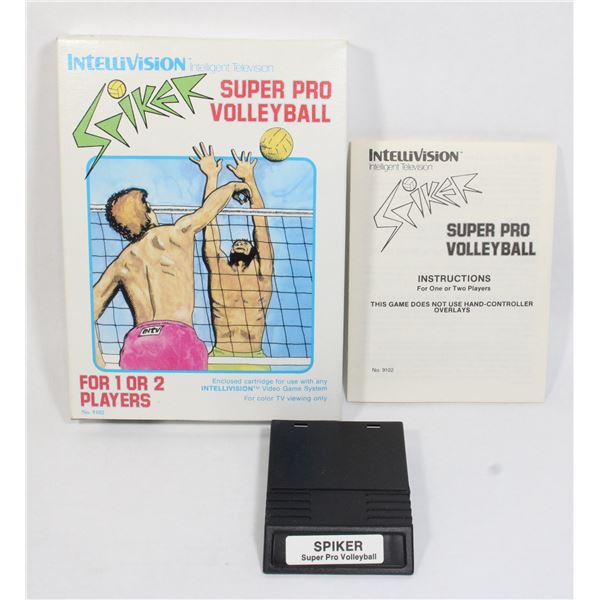 #194 Intellivision Striker Super Pro Volleyball