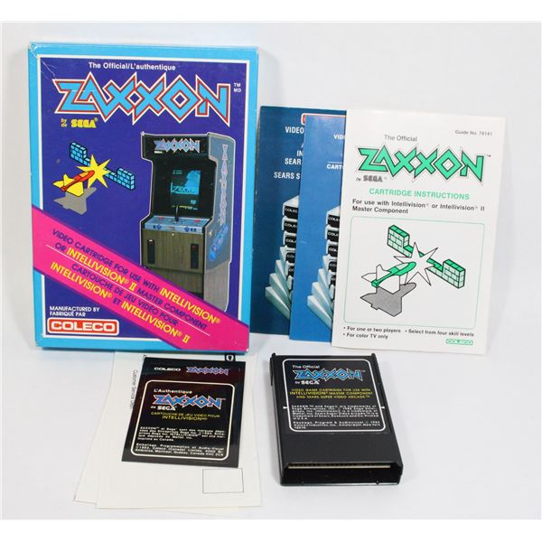 #200 Intellivision Game Zaxxon CIB