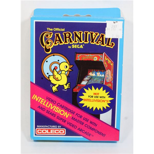 #201 Sealed Intellivision Game Carnival
