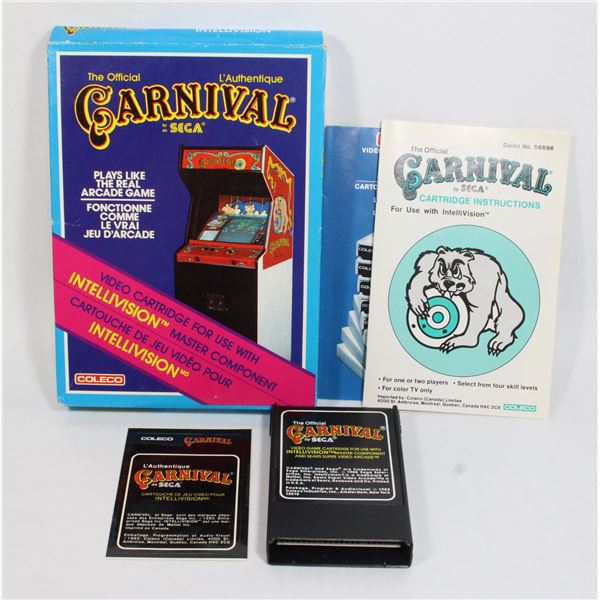 #202 Intellivision Game Carnival Opened Variant