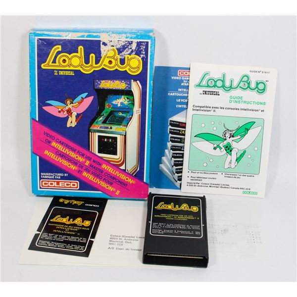 #203 Intellivision Game Ladybug CIB