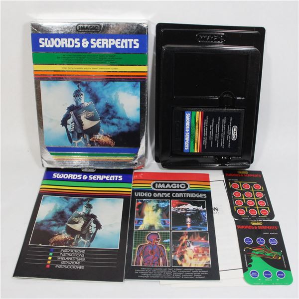 #211 Intellivision Imagic Swords & Serpents CIB