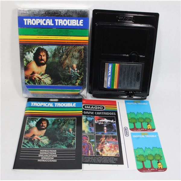 #212 Intellivision Imagic Tropical Trouble CIB
