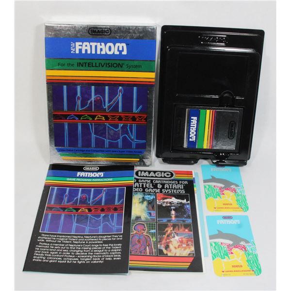 #215 Intellivision Imagic Fathom Game CIB