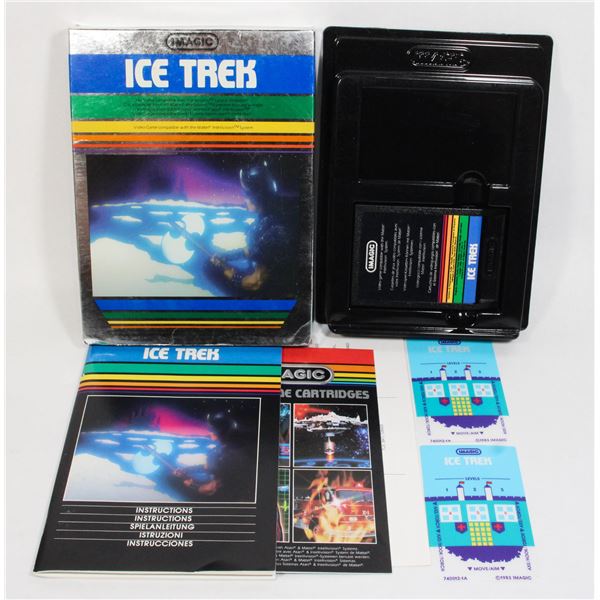 #218 Intellivision Imagic Ice Trek Game CIB