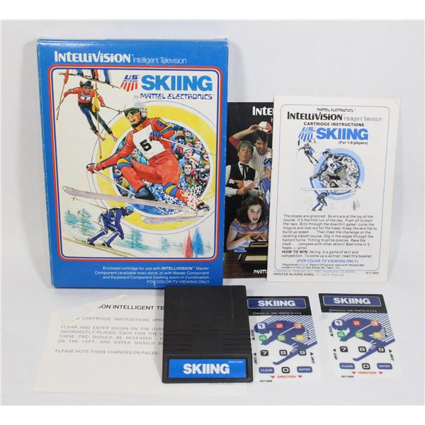 #221 Intellivision Game Skiing CIB