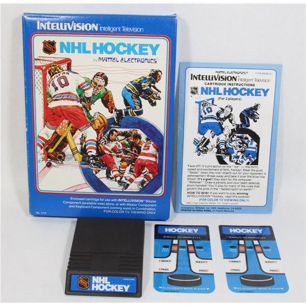 #224 Intellivision Game NHL Hockey CIB
