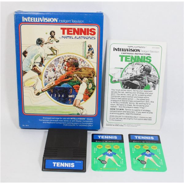 #226 Intellivision Game Tennis CIB