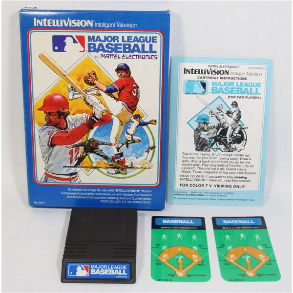 #229 Intellivision  Major League Baseball CIB