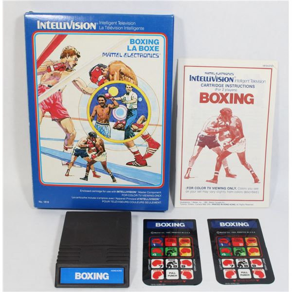 #231 Intellivision Game Boxing CIB