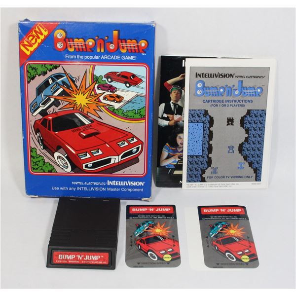 #233 Intellivision Game Bump 'N' Jump CIB
