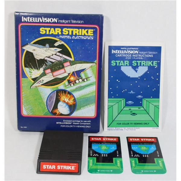 #236 Intellivision Game Star Strike CIB