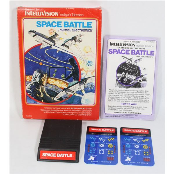 #242 Intellivision Game Space Battle CIB