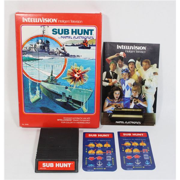 #244 Intellivision Game Sub Hunt CIB