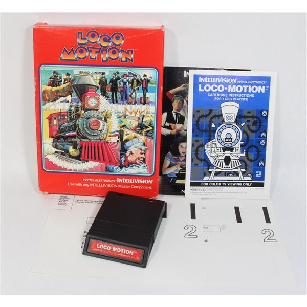 #248 Intellivision Game Loco Motion CIB