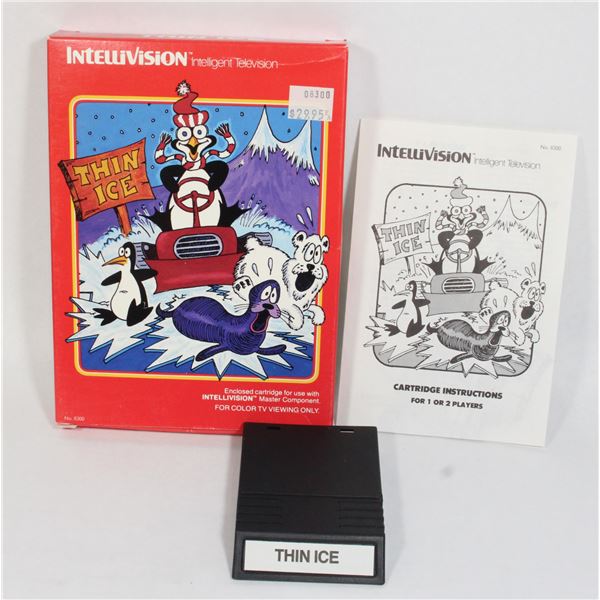 #249 Intellivision Game Thin Ice CIB