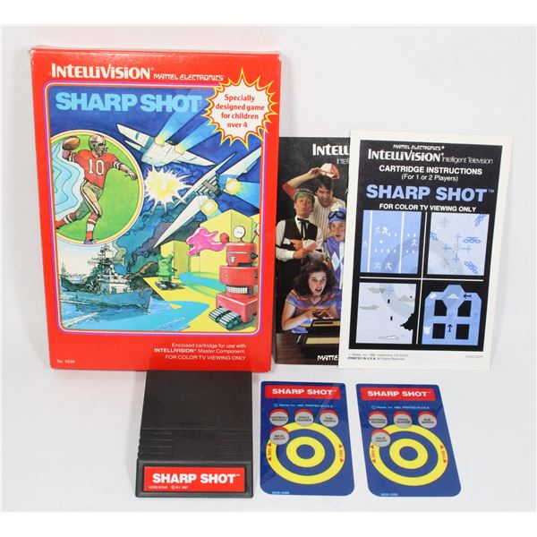 #250 Intellivision Game Sharp Shot CIB