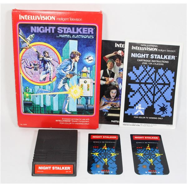 #252 Intellivision Game Night Stalker CIB