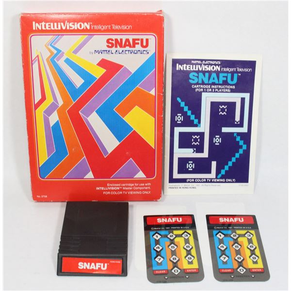 #253 Intellivision Game Snafu CIB