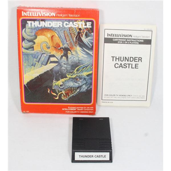 #256 Intellivision Game Thunder Castle