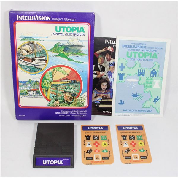 #259 Intellivision Game Utopia CIB
