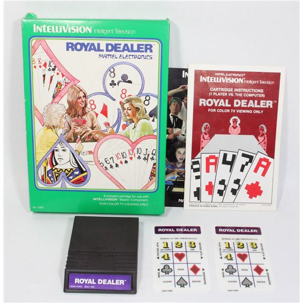 #263 Intellivision Game Royal Dealer CIB