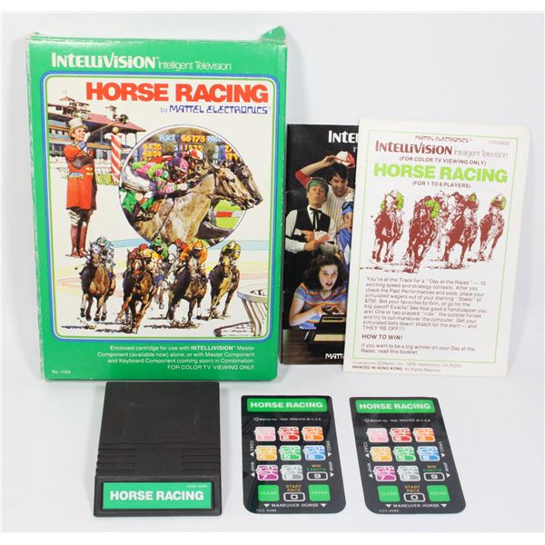 #264 Intellivision Game Horse Racing CIB