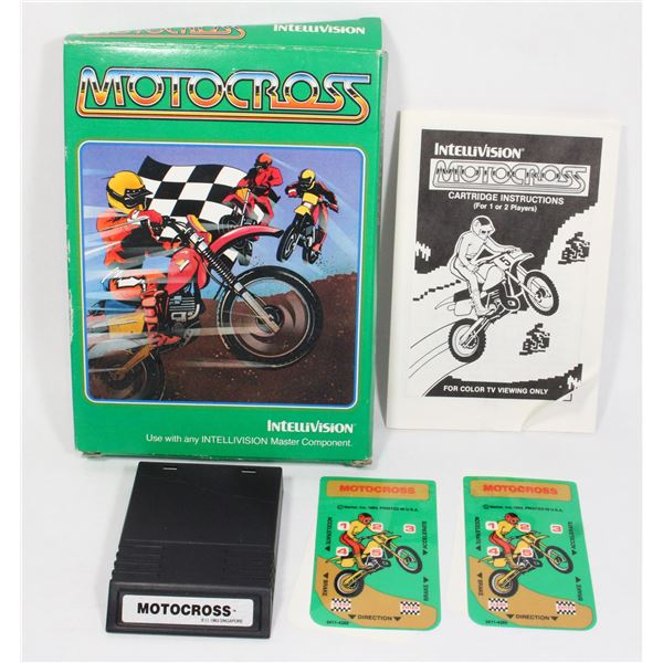 #267 Intellivision Game Motorcross CIB
