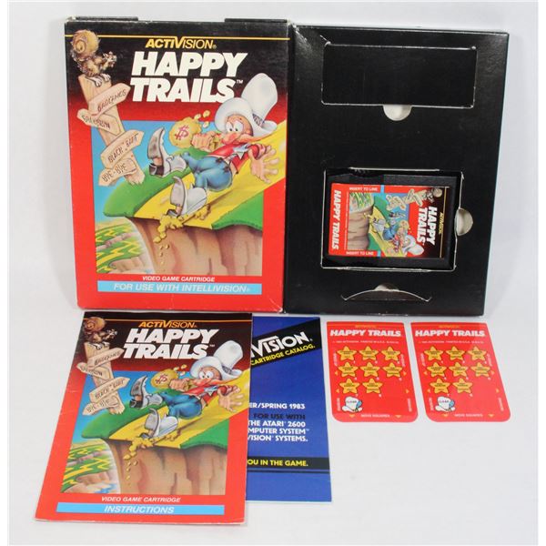 #268 Intellivision Game Happy TrailsCIB