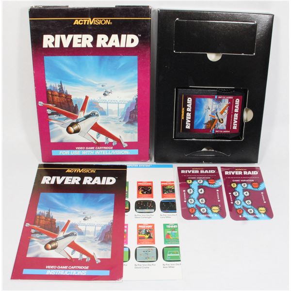 #270 Intellivision Game River Raid CIB