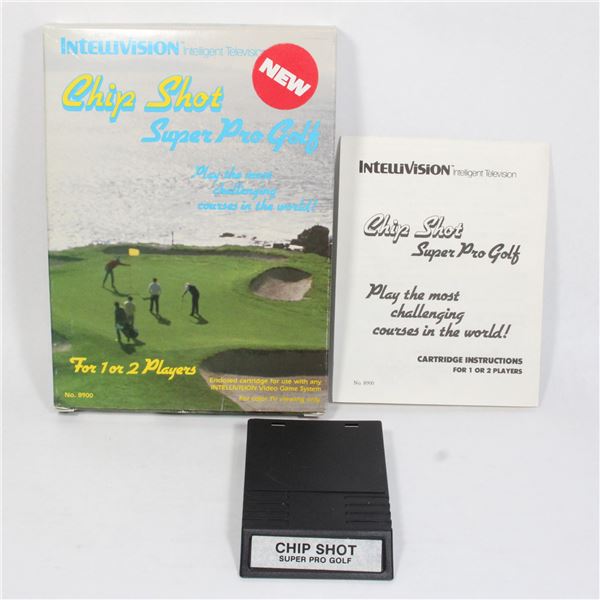 #276 Intellivision Chip Shot Super Pro Golf CIB