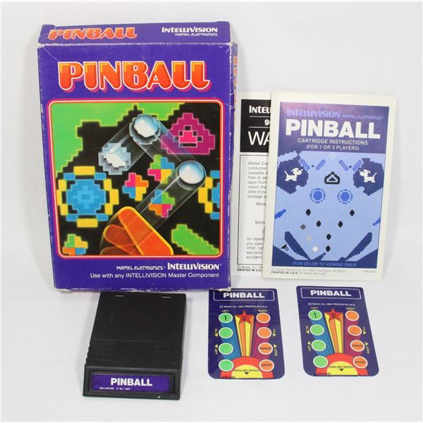 #277 Intellivision Pinball Game CIB