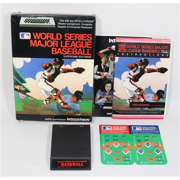#278 Intellivision Major League Baseball CIB