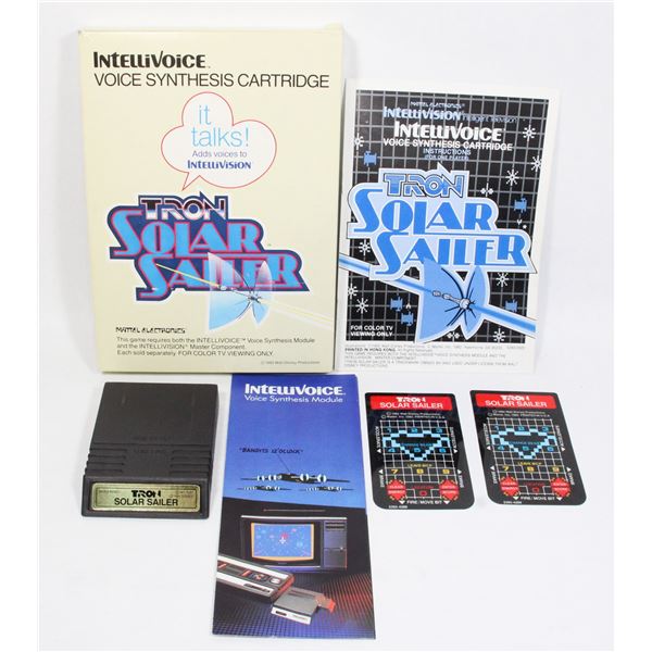 #283 Intellivision Game Tron Solar Sailer CIB