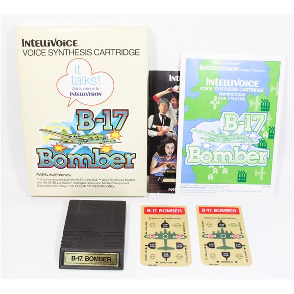 #285 Intellivision Game B-17 Bomber CIB