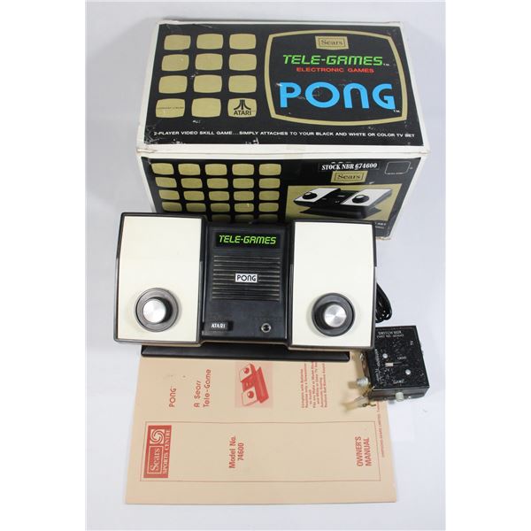 #290  CIB Sears Tele-Games Electronic Pong System